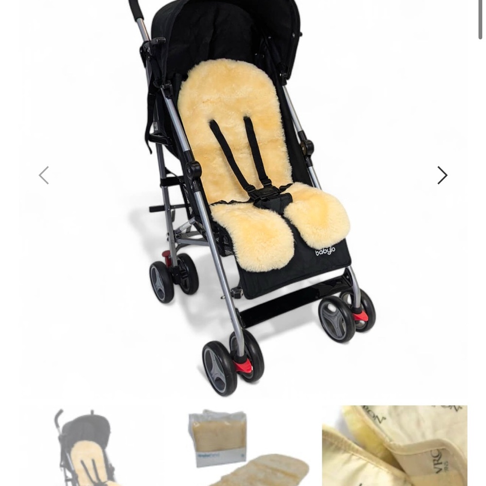 Cozy Sheepskin Stroller Liner Bowron Babycare Brand New